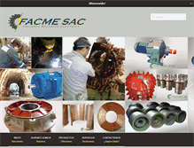 Tablet Screenshot of facmesac.com